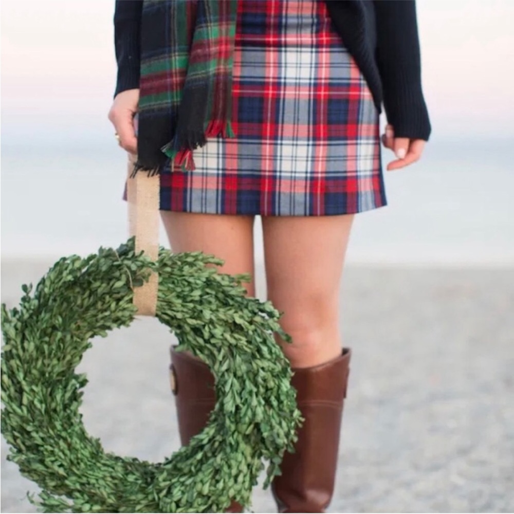 Vineyard Vines Winter Wool Plaid Skirt | Size 2